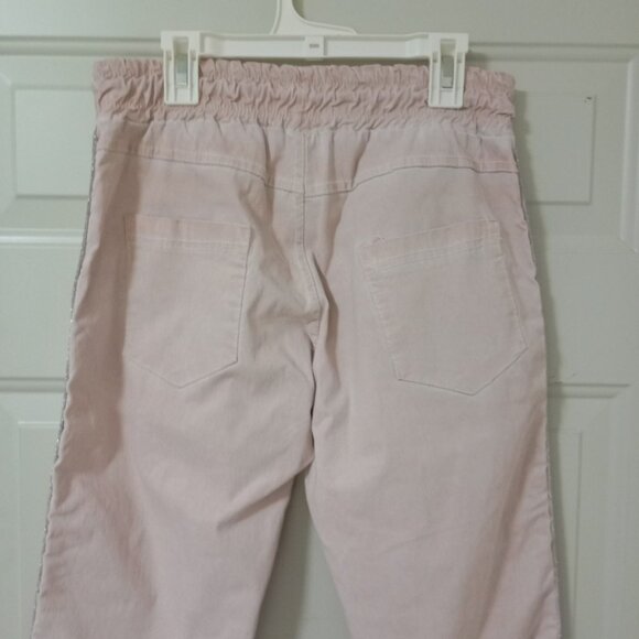Venti6 Womens Pink Jogger Pants With Sequin Star Design Size M - Picture 7 of 12